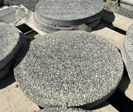 Round Exposed Slab 20"